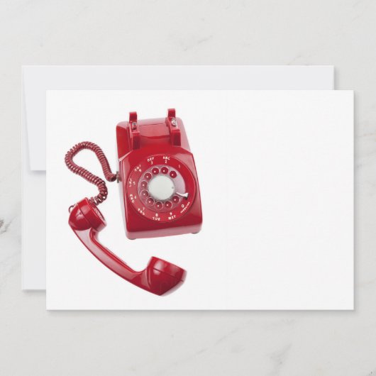 Red Rotary Phone (Front)