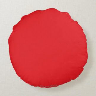 Red   round pillow