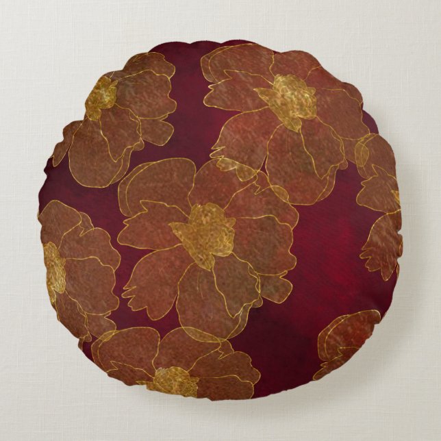 Red Round Pillow (Front)