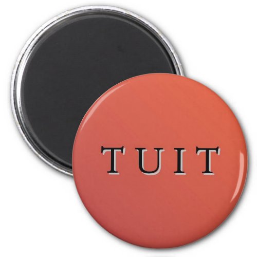 Red Round Tuit Magnet