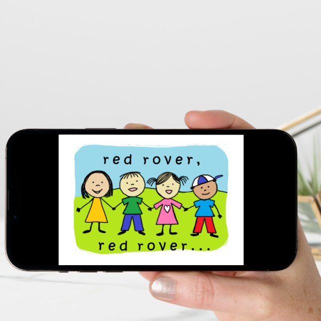 Red rover 80th birthday card (Front Digital)