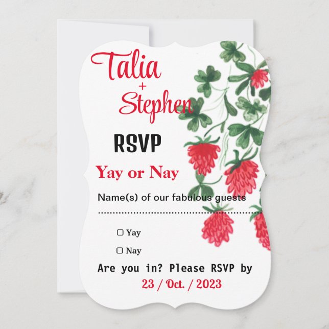 Red RSVP (Front)