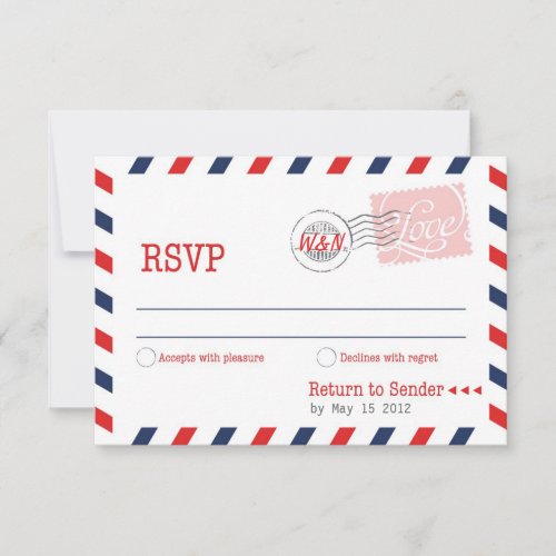 Red RSVP Postal Service Collection