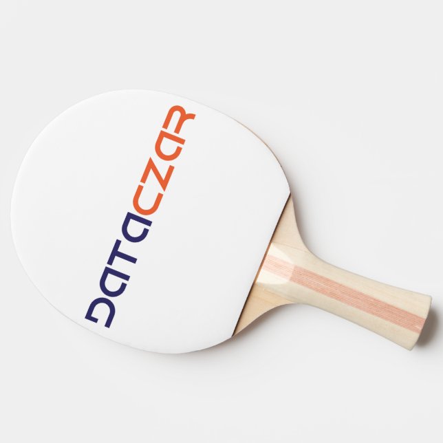 Red Rubber Back Ping Pong Paddle (Side)