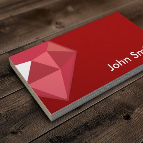 Red Ruby Gemstone Profile Card