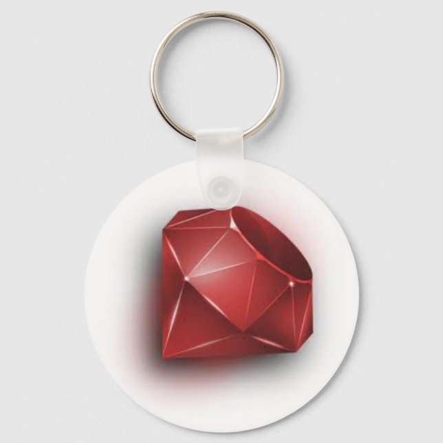 Red Ruby Keychain (Front)