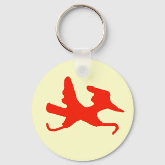 Red Runner Keychain