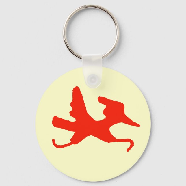 Red Runner Keychain (Front)