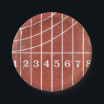 Red Running Track Distressed Style Paper Plates<br><div class="desc">Stay in your lane. These sports themed paper plates feature a distressed style illustration of a red running track starting line. It’s perfect for track and field runners of all sorts whether they’re sprinters or distance runners, indoor or outdoors. Want the perfect paper plates for a special event for someone...</div>