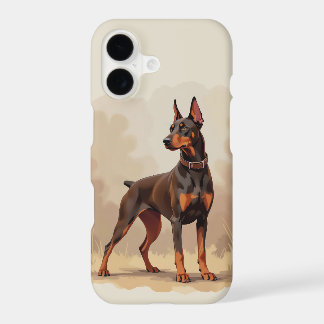 Red Rust Brown Doberman Pinscher Dog iPhone 17 Case