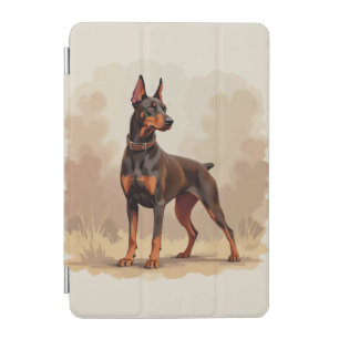 Red Rust Brown Doberman Pinscher Dog iPad Mini Cover