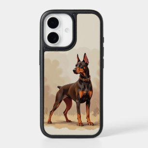 Red Rust Brown Doberman Pinscher Dog iPhone 17 Case