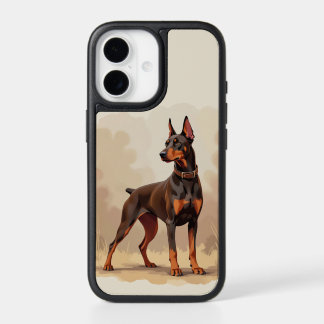 Red Rust Brown Doberman Pinscher Dog iPhone 17 Case