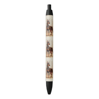 Red Rust Brown Doberman Pinscher Dog Pen
