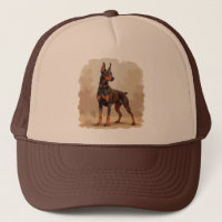 Red Rust Brown Doberman Pinscher Dog