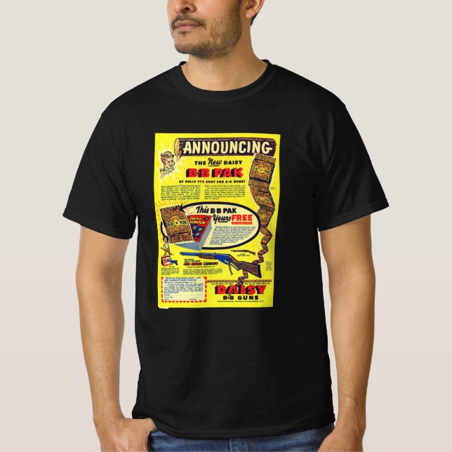 Red Ryder BB Gun 50's Comic Book BB Sale T-Shirt (Front)