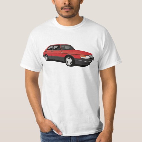 Red SAAB 900 Turbo 16 Aero Coup T_Shirt