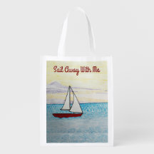 Red Sailboat Sail Away With Me