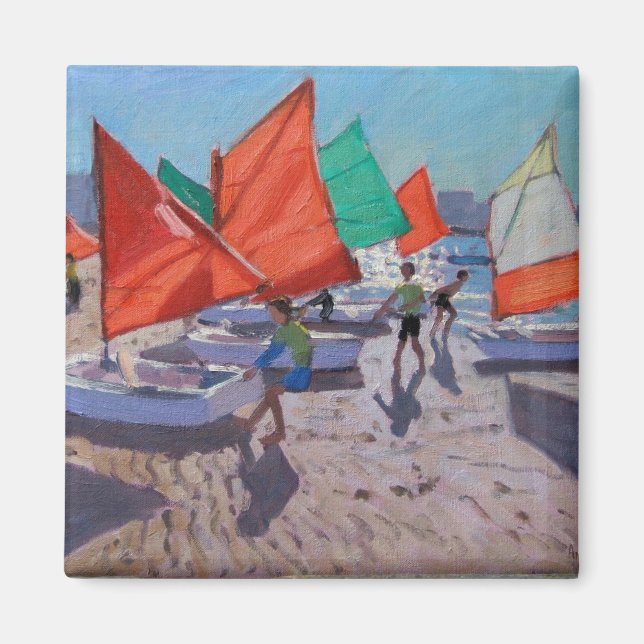 Red Sails Royan France Magnet (Front)