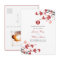 Red Sakura Double Happiness Chinese Save The Date