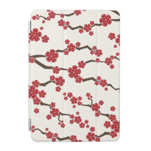 Red Sakura Elegant Cherry Blossom Spring Flowers iPad Mini Cover