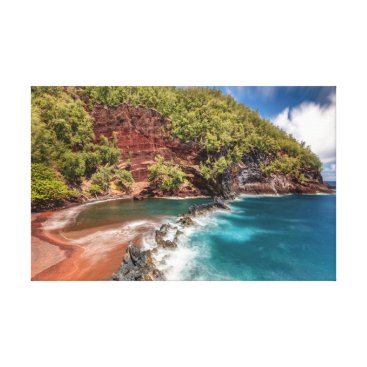 Red Sand Beach Maui Canvas Print Red Sand Beach Maui Canvas Print