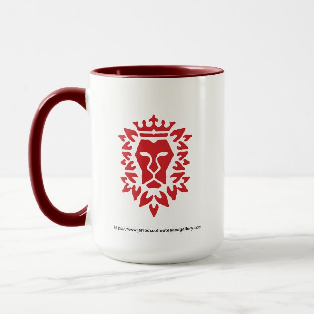 Red Sands Writers Circle mug (Left)