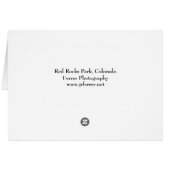 Red Sandstone Monolith at Red Rocks Cards (Back Horizontal)