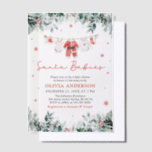 Red Santa Babies Twins Christmas Baby Shower Vellum Invitations<br><div class="desc">Red Santa Babies Twins Christmas Baby Shower – Festive Holiday Charm for Two! 🎅🎄👶👶 Celebrate the joy of two little blessings with this adorable Twins Christmas Baby Shower design! Featuring matching red Santa baby clothes, festive holiday greenery, and playful snowflakes, it’s perfect for a cozy winter celebration filled with love...</div>