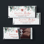 Red Santa Baby Christmas Baby Clothes Baby Shower Hershey Bar Favors<br><div class="desc">The Red Santa Baby Christmas Baby Clothes Baby Shower Hershey Bar Favors are a festive and sweet addition to your holiday-themed celebration. Featuring an adorable red design with Santa baby clothes, these candy bar wrappers transform ordinary Hershey bars into charming party favors. Perfect for treat tables or guest gifts, they...</div>