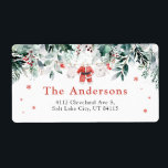 Red Santa Baby Christmas Baby Clothes Baby Shower Label<br><div class="desc">The Red Santa Baby Christmas Baby Clothes Baby Shower Label is a versatile and festive addition to your holiday baby shower. Featuring a classic red design with adorable Santa baby clothes and wintery details, this label is perfect for decorating bottles, favors, or gifts. It brings a cohesive and cheerful touch...</div>