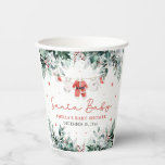 Red Santa Baby Christmas Baby Clothes Baby Shower Paper Cups<br><div class="desc">The Red Santa Baby Christmas Baby Clothes Baby Shower Paper Cups are a festive and practical addition to your holiday-themed baby shower. Featuring a cheerful red design with adorable Santa baby clothes, these paper cups add a touch of seasonal charm to your table settings. Perfect for serving beverages while complementing...</div>