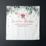 Red Santa Baby Christmas Baby Clothes Baby Shower Tapestry<br><div class="desc">The Red Santa Baby Christmas Baby Clothes Baby Shower Tapestry is a festive and eye-catching decor piece for your holiday-themed celebration. Featuring adorable Santa baby clothes and a cheerful red design, this tapestry is perfect for creating a cozy backdrop or accenting your party space. It’s a delightful way to add...</div>