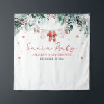 Red Santa Baby Christmas Baby Clothes Baby Shower Tapestry<br><div class="desc">The Red Santa Baby Christmas Baby Clothes Baby Shower Tapestry is a festive and eye-catching decor piece for your holiday-themed celebration. Featuring adorable Santa baby clothes and a cheerful red design, this tapestry is perfect for creating a cozy backdrop or accenting your party space. It’s a delightful way to add...</div>