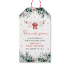 Red Santa Baby Christmas Clothesline Baby Shower
