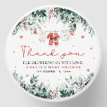 Red Santa Baby Christmas Clothesline Baby Shower Mini Candle Favors<br><div class="desc">Celebrate the joy of the season with these charming mini candle favors! Featuring an adorable red Santa baby clothesline design, these candles perfectly capture the festive spirit of your Christmas-themed baby shower. A cozy and thoughtful keepsake, they’re a delightful way to thank your guests for sharing in your special day....</div>