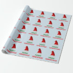 [ Thumbnail: Red Santa Christmas Hat + "Merry Christmas!" Wrapping Paper ]