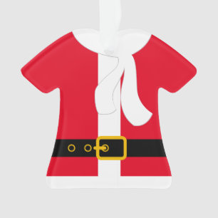 Red Santa Claus Coat Custom Christmas Ornament