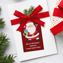 Red Santa Claus Customized Kids Christmas