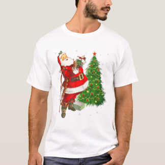 Red Santa Claus Red Christmas T-Shirt