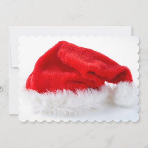 Red Santa Hat Holiday Card