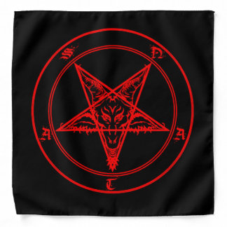 Red Satan Altar Cloth Bandana