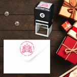 Red Scandinavian Folk Art Nordic Christmas Tree Self-inking Stamp<br><div class="desc">Do you love the traditional Scandinavian Folk Art style Christmas vibe? It’s a whimsical, charming style that just looks so cozy! This little Christmas Tree is sure to add just the right touch to your holiday. Embrace the timeless charm of the holiday season with a delightful fusion of tradition and...</div>