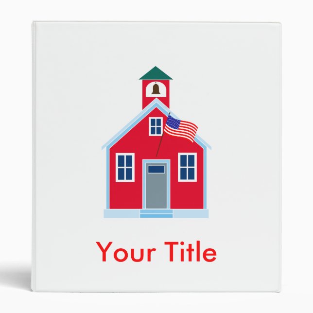 Red School House Binder (Front)