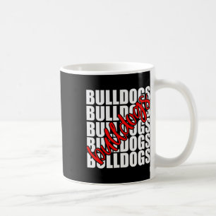Red School Sports Fan Team Spirit Coffee Mug