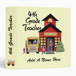 Red Schoolhouse 4th Grade Teacher Binder