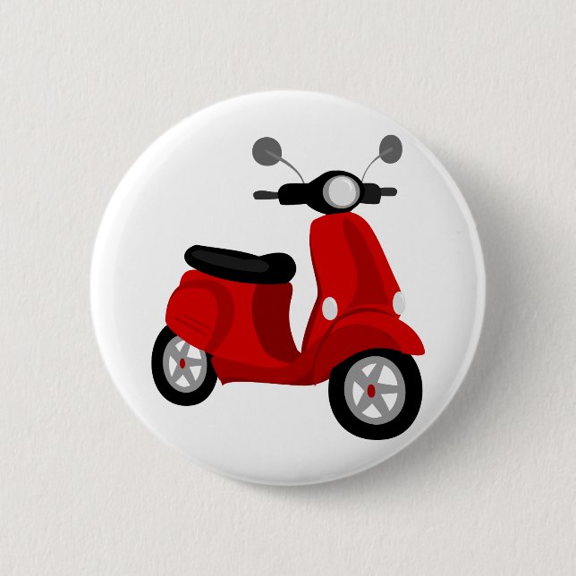 Red Scooter Button (Front)