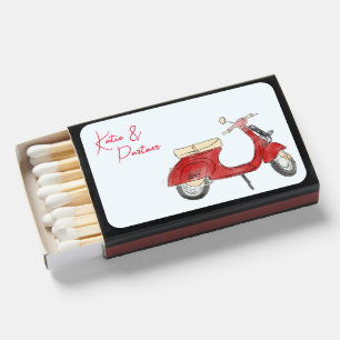 Red Scooter Matchbox Matchboxes