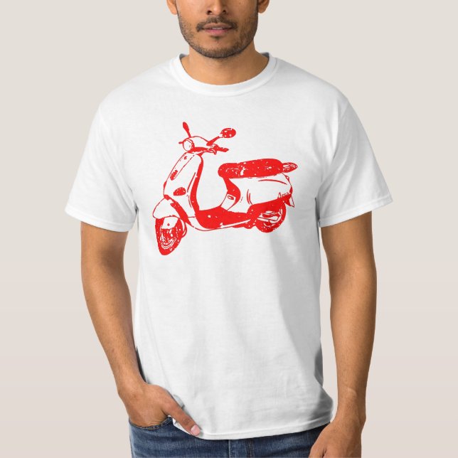 Red Scooter T-Shirt (Front)