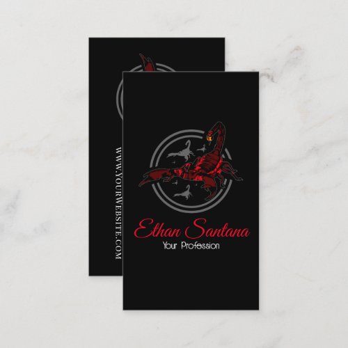 Red Scorpion Business Card